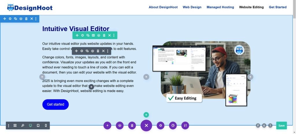 Click into modules Click into modules
