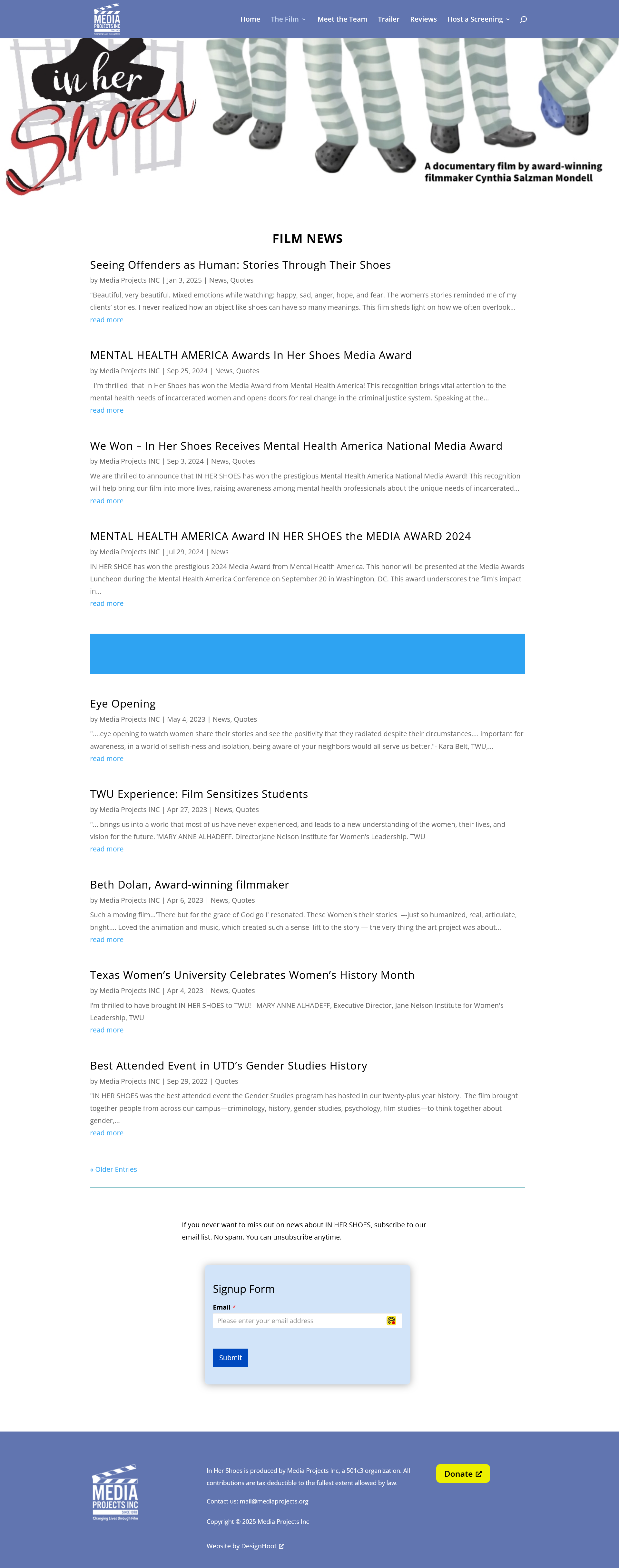 Screenshot 2025 02 16 at 15 38 11 Film News In Her Shoes Film