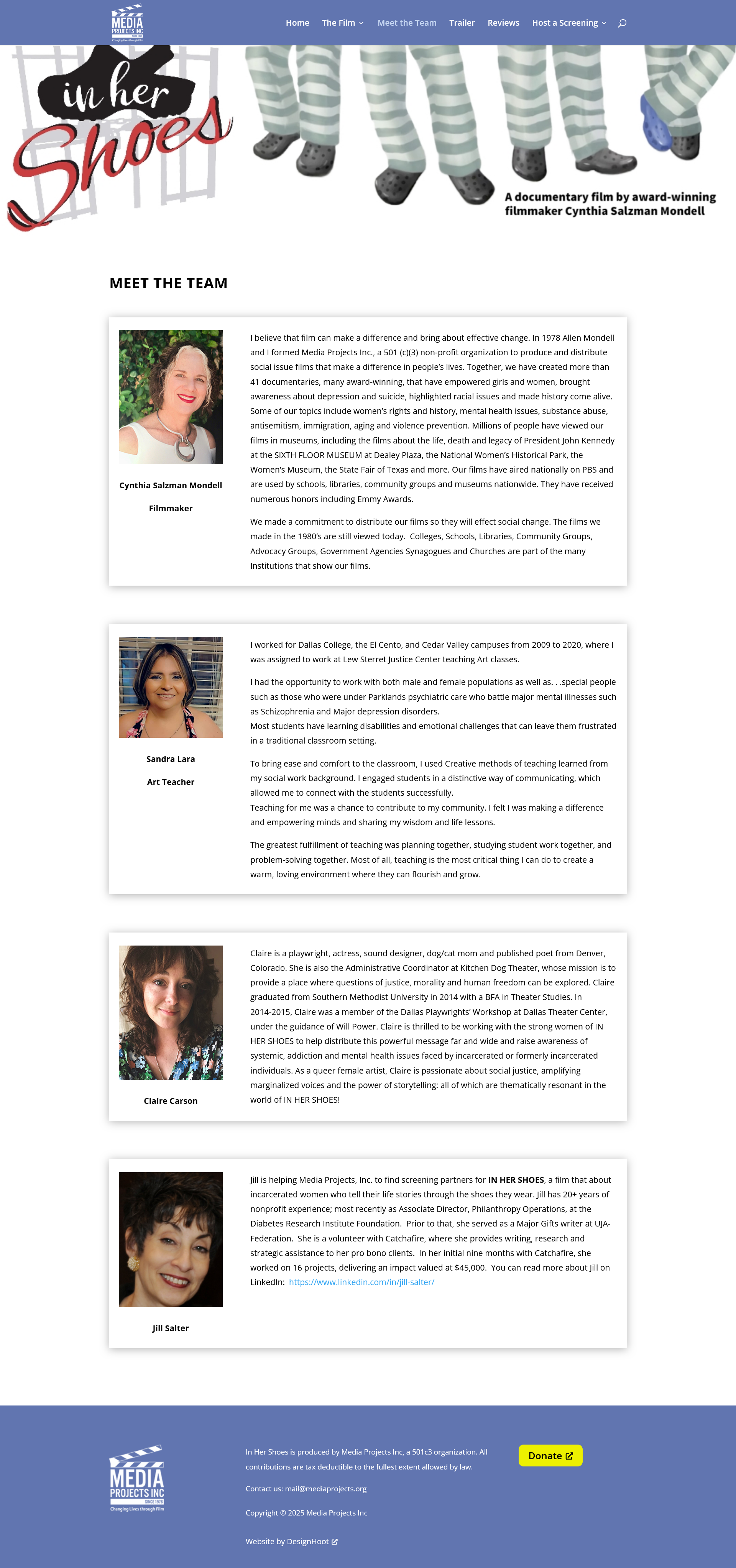 Screenshot 2025 02 16 at 15 38 29 Meet the Team In Her Shoes Film