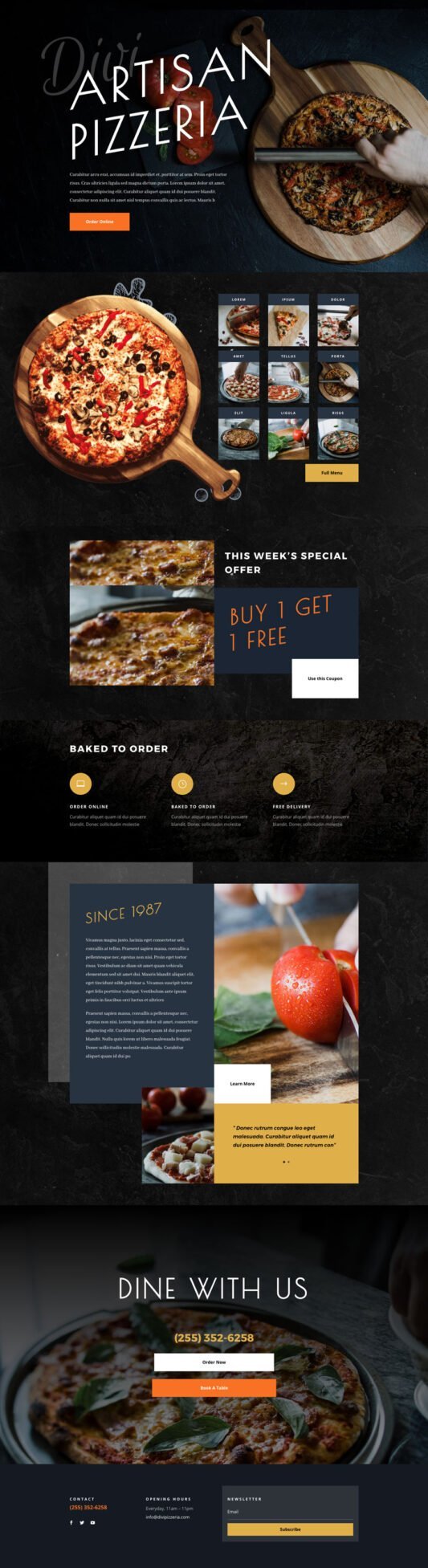 pizzeria landing page 533x1953 1